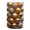 30ct. 2.5" Gold Shatterproof Christmas Ornaments